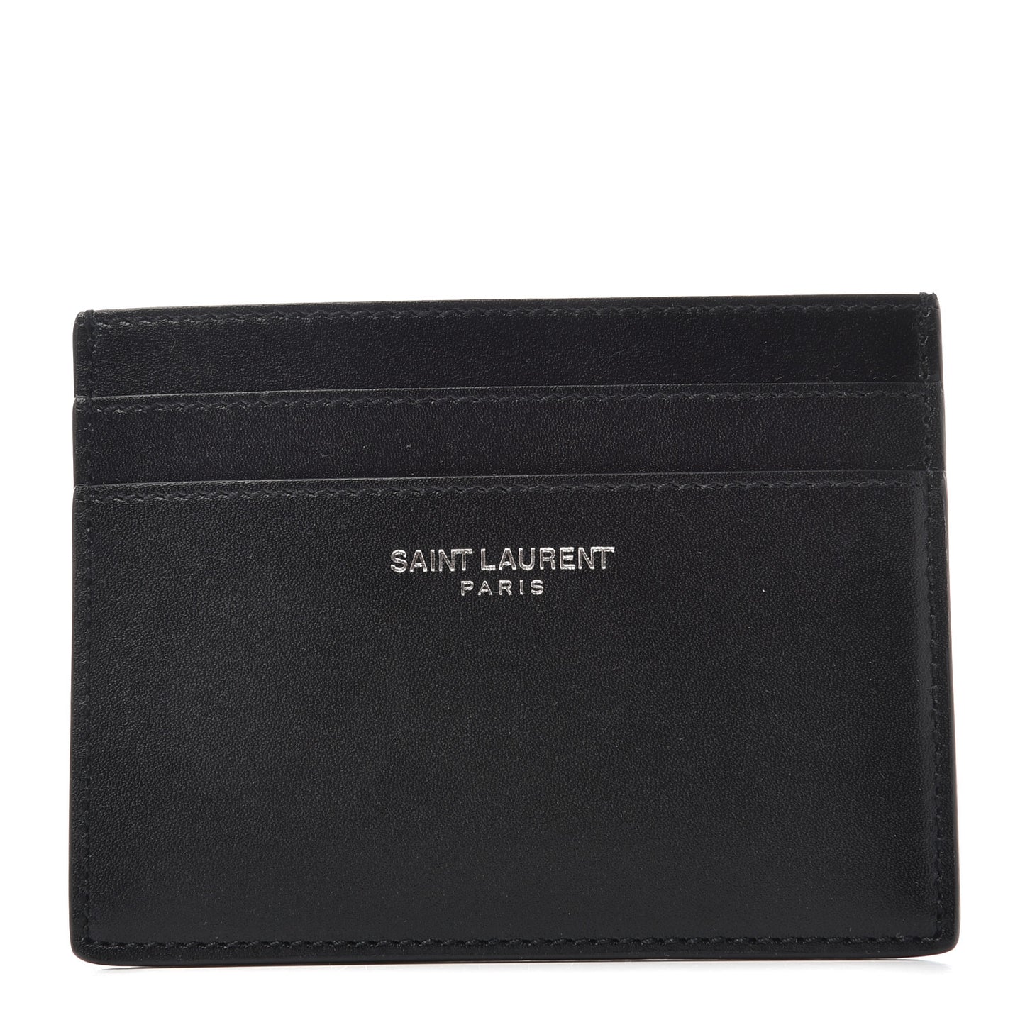 Calfskin Card Case Black