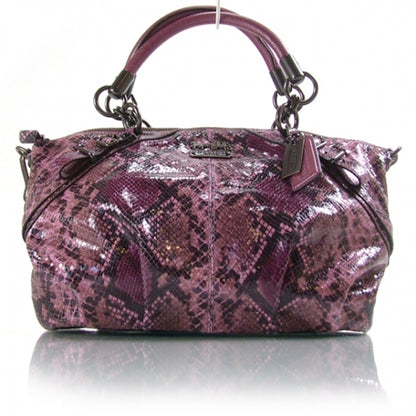 FASHIONPHILE COACHPythonMadisonSophiaTotePurple 1 of 10