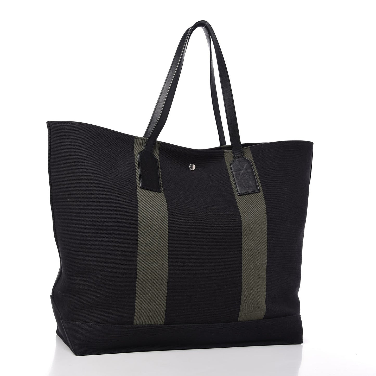 Canvas Beach Shopping East West Tote Black