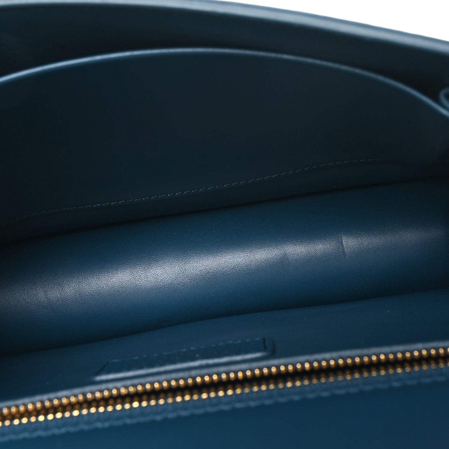 Grained Calfskin 30 Montaigne Flap Bag Blue