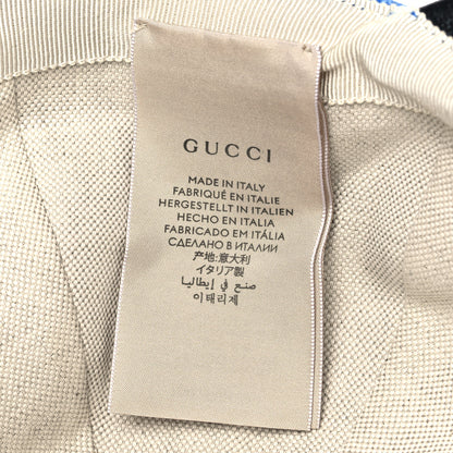 Gucci X ADIDAS Crystal Monogram Textured Dollar Calfskin Trefoil Embroidered Stefanos Baseball Hat M Bright Splash Black 8 of 9