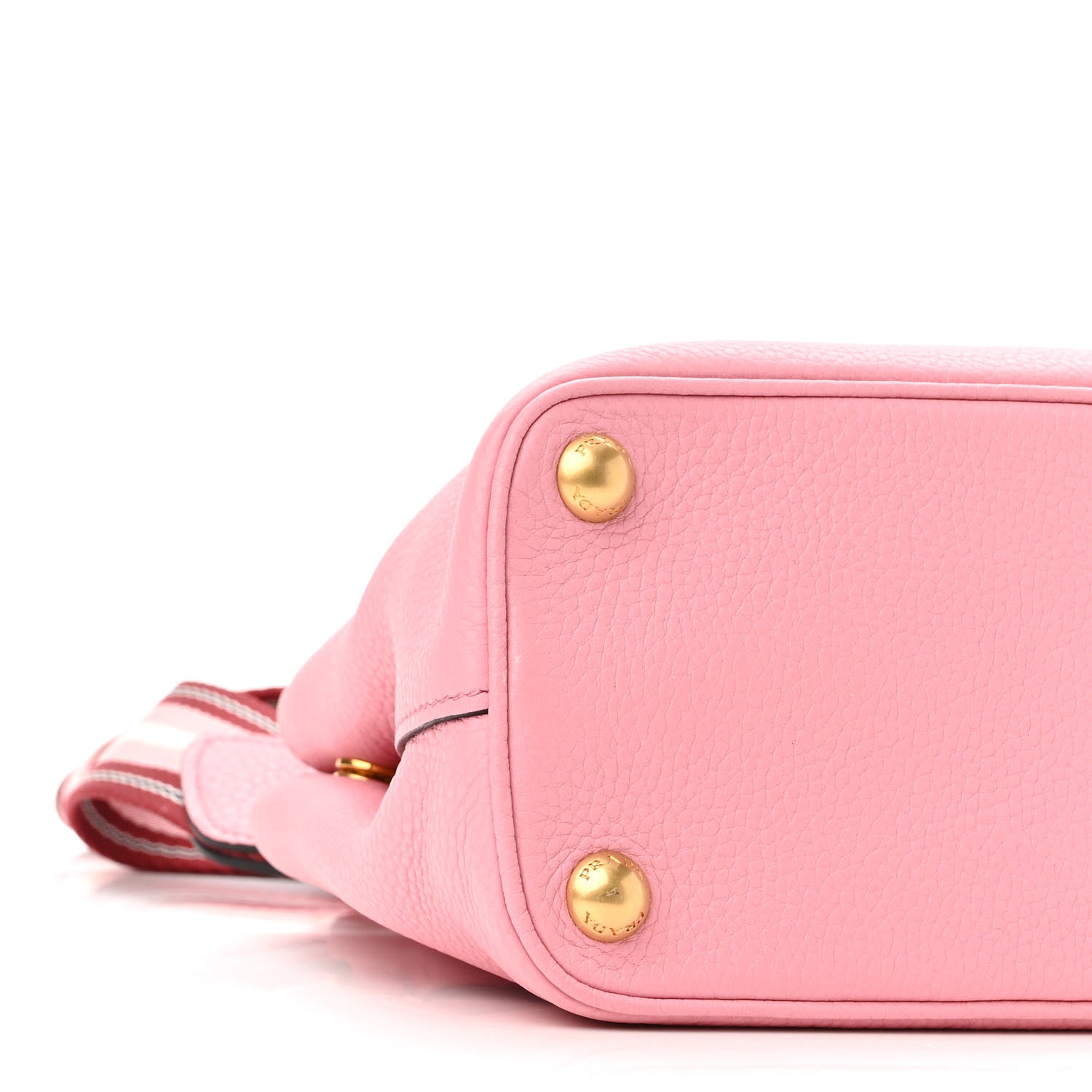 Prada Vitello Daino Dual Strap Open Tote Petalo 8 of 9