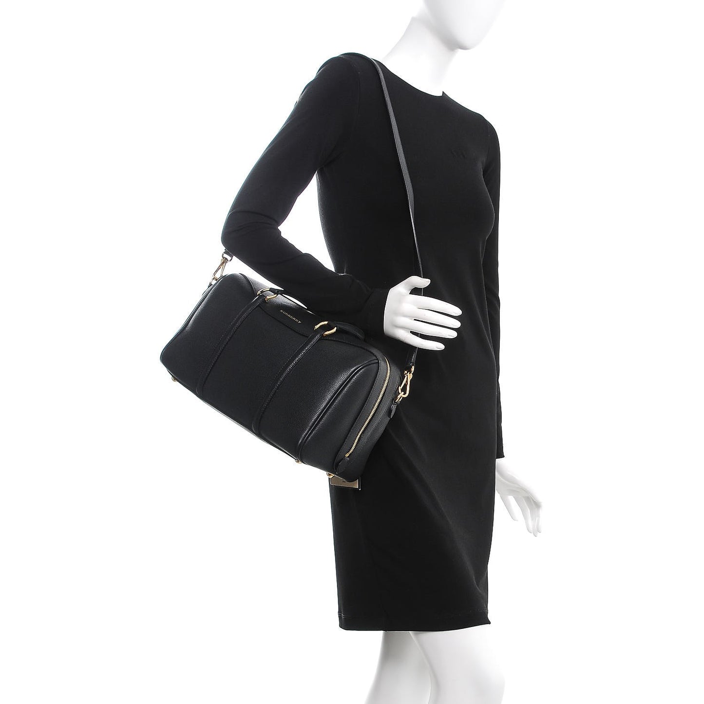 Derby Calfskin Medium Alchester Bowling Bag Black