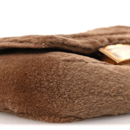 Fendi Mink Shiny Nappa Nano Baguette Charm Naturale Oro Soft 9 of 12