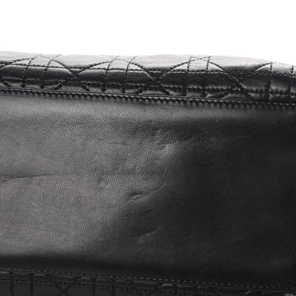 Christian Dior Lambskin Cannage Medium Lady Dior Black 11 of 15