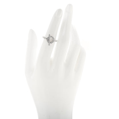 Hermes 18K White Gold Diamond Finesse Ring 51 5.75 2 of 6