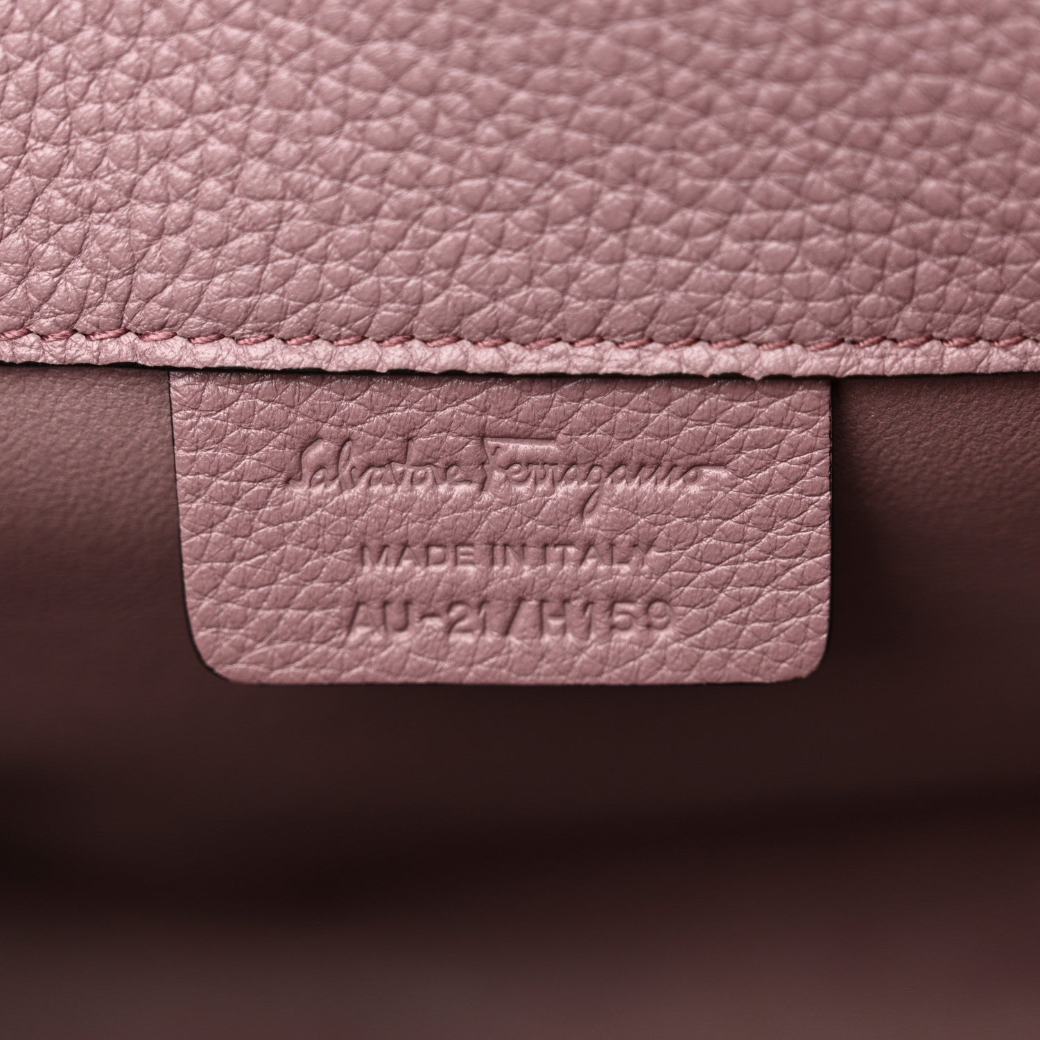 Salvatore Ferragamo Calfskin The Studio Bag Cinder Rose 7 of 10