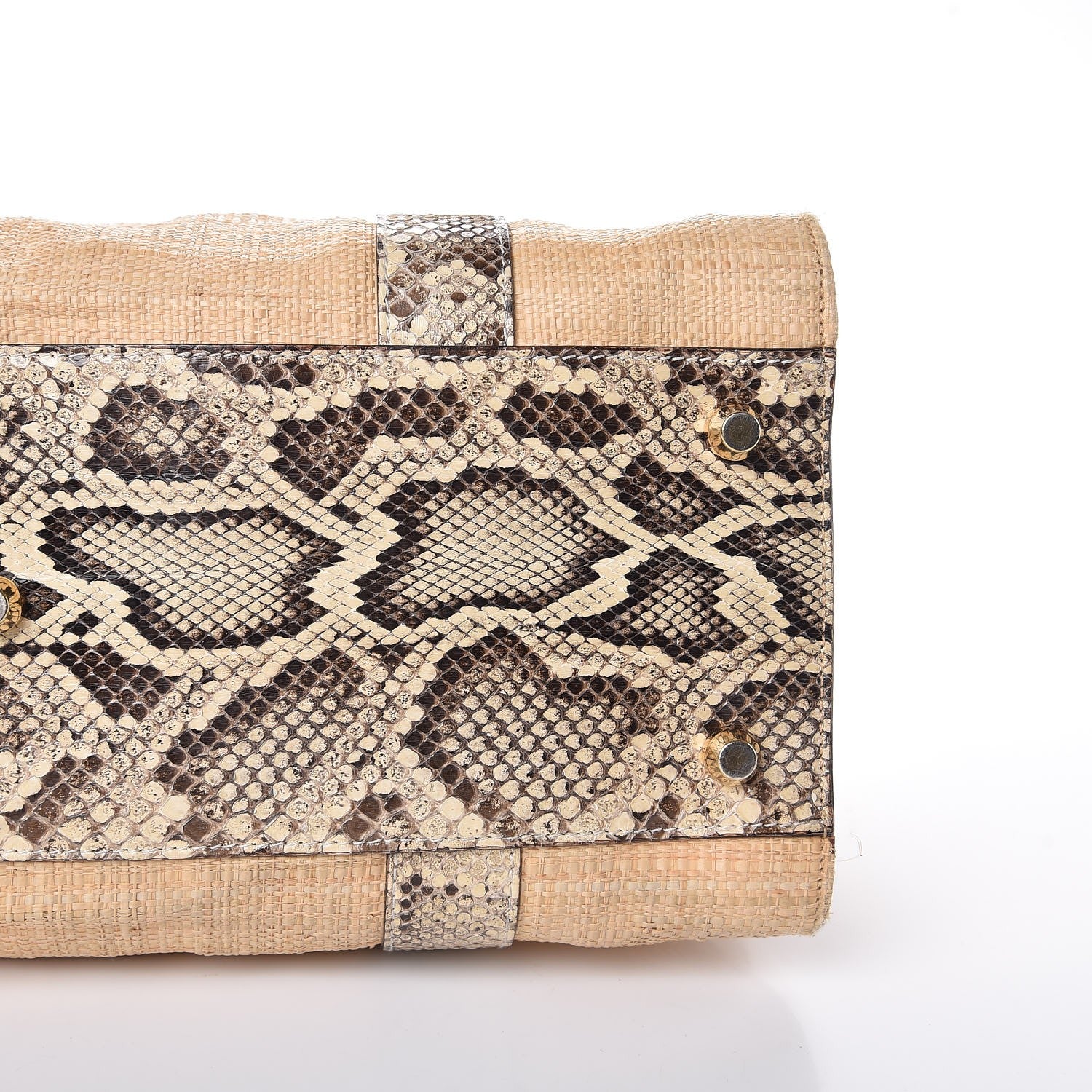 Dolce & Gabbana Raffia Python Tote 11 of 18
