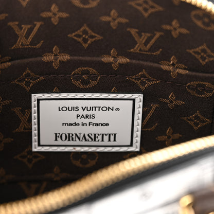 Louis Vuitton X FORNASETTI Calfskin Architettura Alma BB Black White 6 of 9