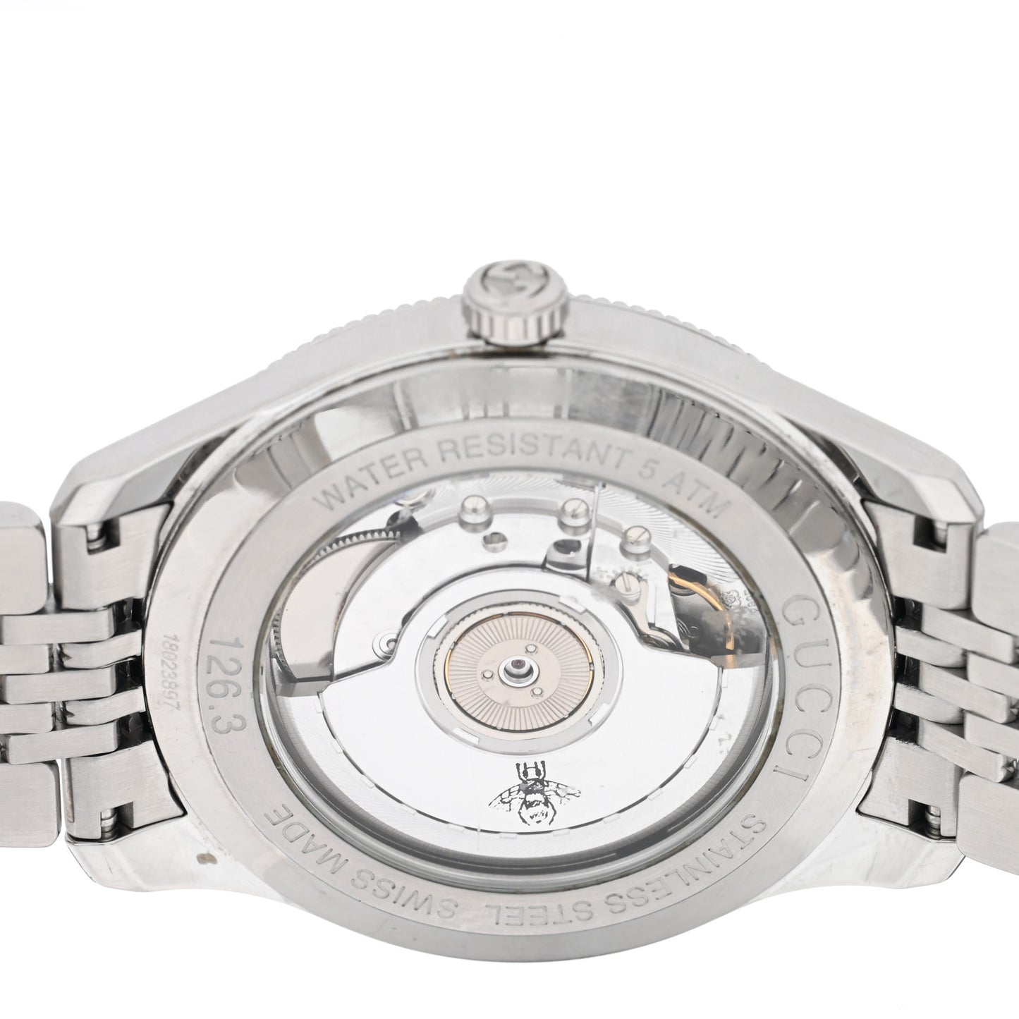 Stainless Steel 40mm G-Timeless Charm Automatic Watch Black