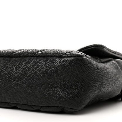 Chanel Caviar Quilted Jumbo Easy Flap Black 11 of 13