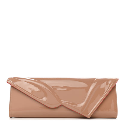 Christian Louboutin Patent So Kate Baguette Clutch Nude 1 of 7