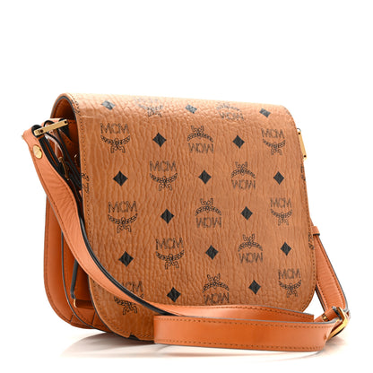 MCM Visetos Patricia Crossbody Bag Cognac 3 of 13