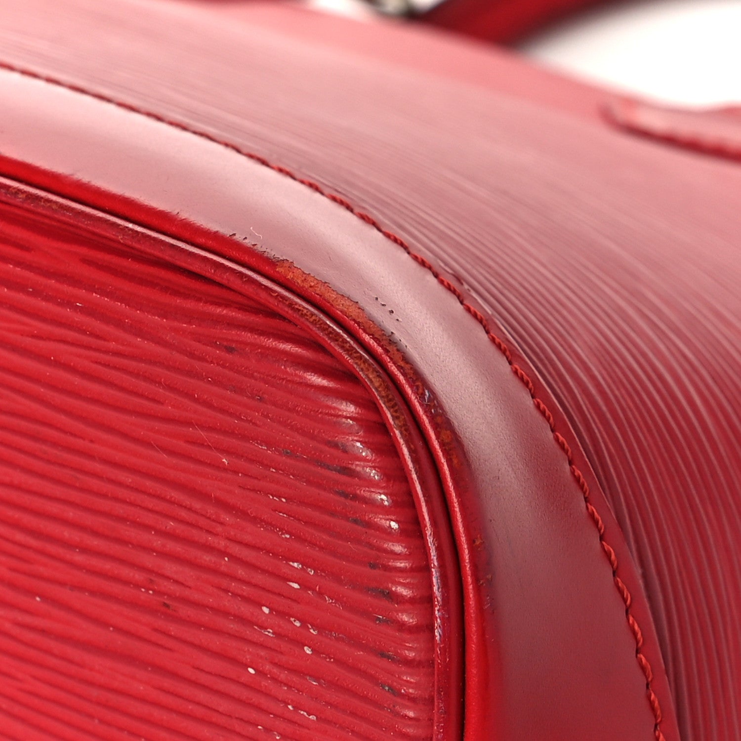 Louis Vuitton Epi Alma PM Castillan Red 11 of 17