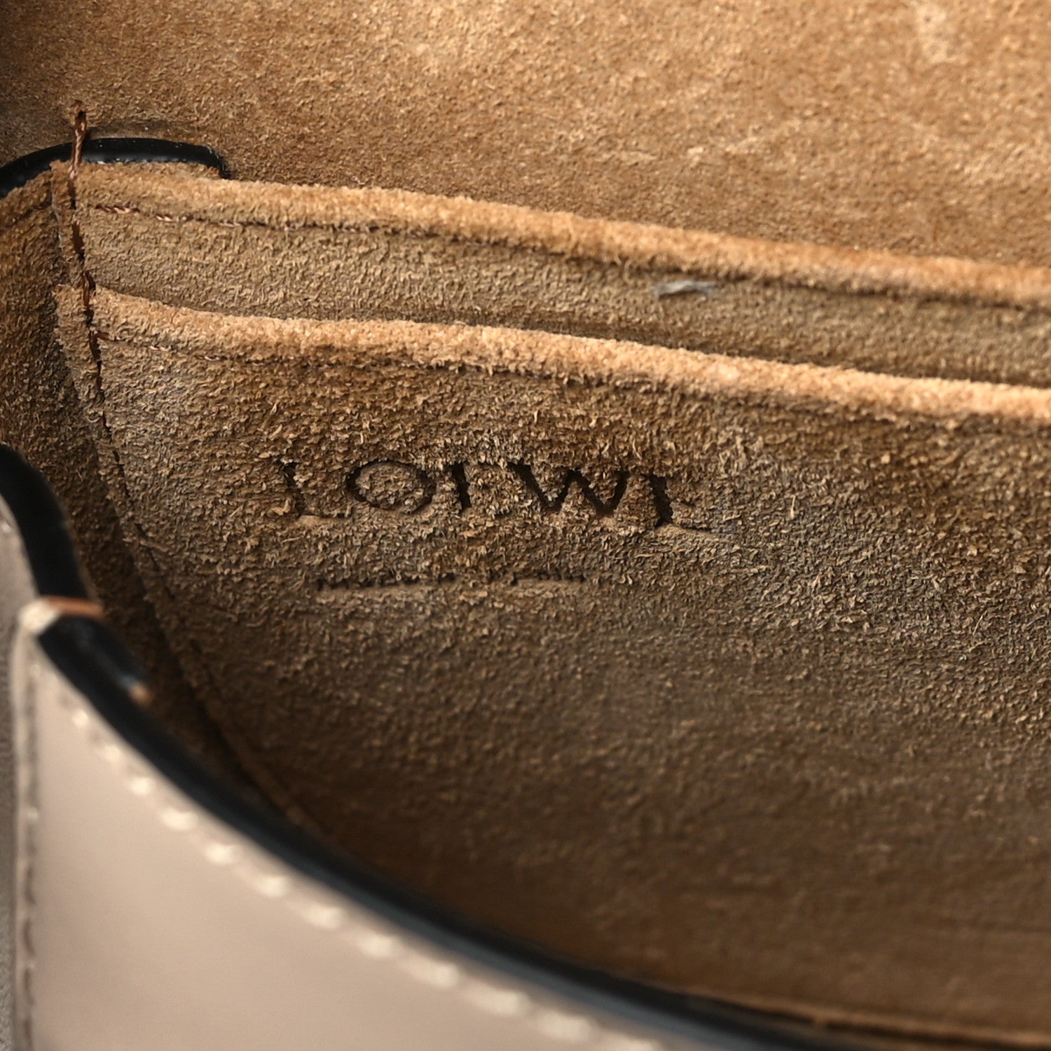 Loewe Calfskin Jacquard Mini Gate Dual Bag Sand 6 of 11