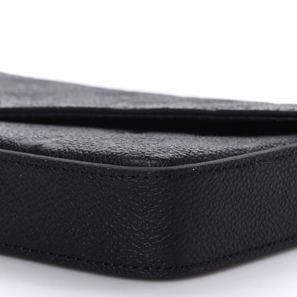 Louis Vuitton Empreinte Pochette Felicie Chain Wallet Black 9 of 9