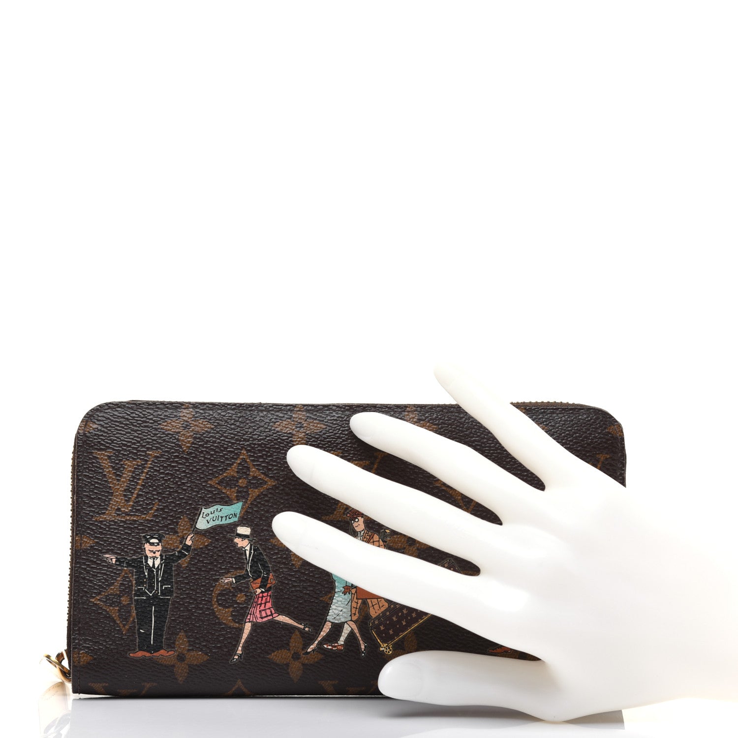 Louis Vuitton Monogram Illustre Zippy Wallet Rose 2 of 24