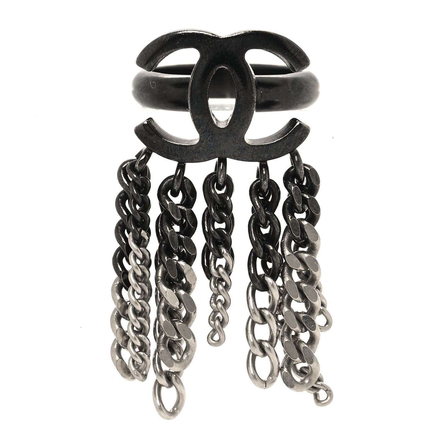 Ruthenium Chain CC Ring 50 5.25 Black