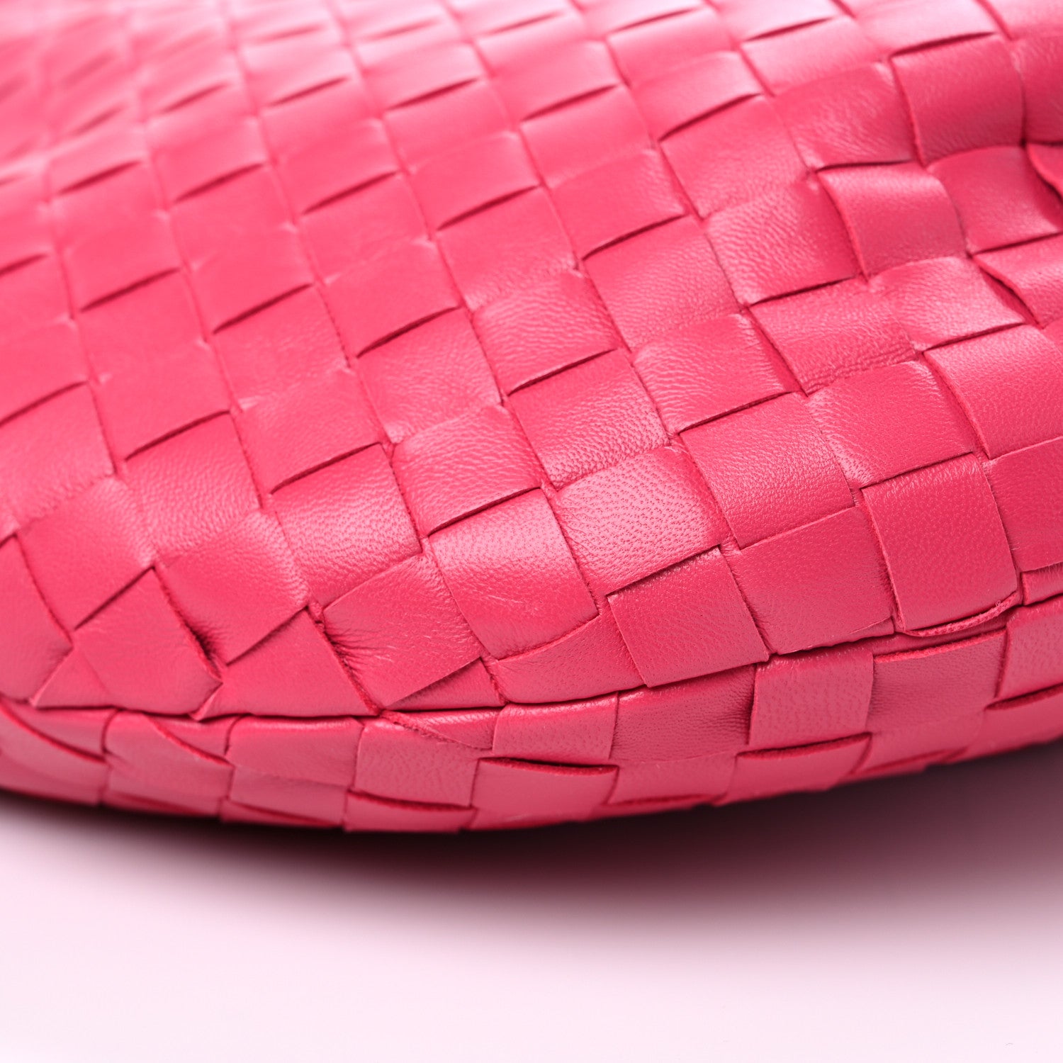Bottega Veneta Nappa Intrecciato Teen Jodie Hobo Cranberry 8 of 9