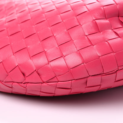 Bottega Veneta Nappa Intrecciato Teen Jodie Hobo Cranberry 8 of 9