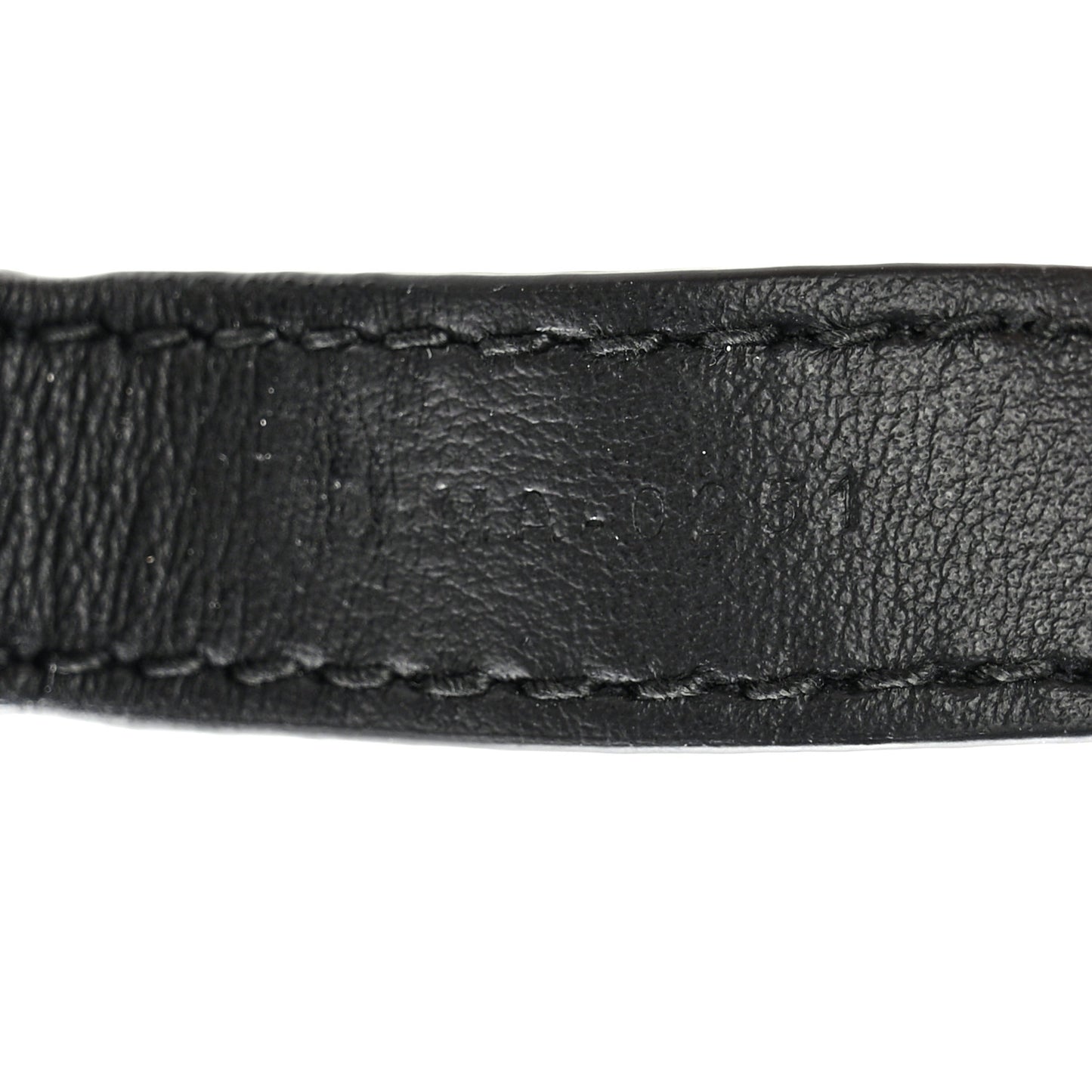 Canvas Embroidered Shoulder Strap Black Ultramatte
