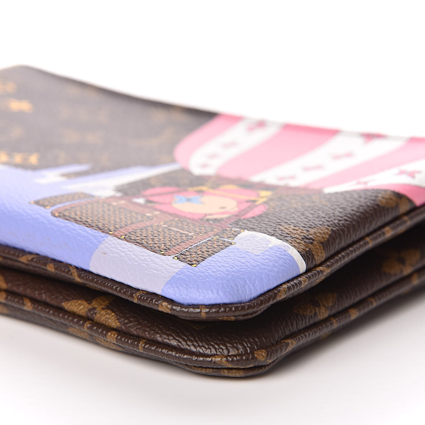 Monogram 2019 Christmas Animation Double Zip Pochette