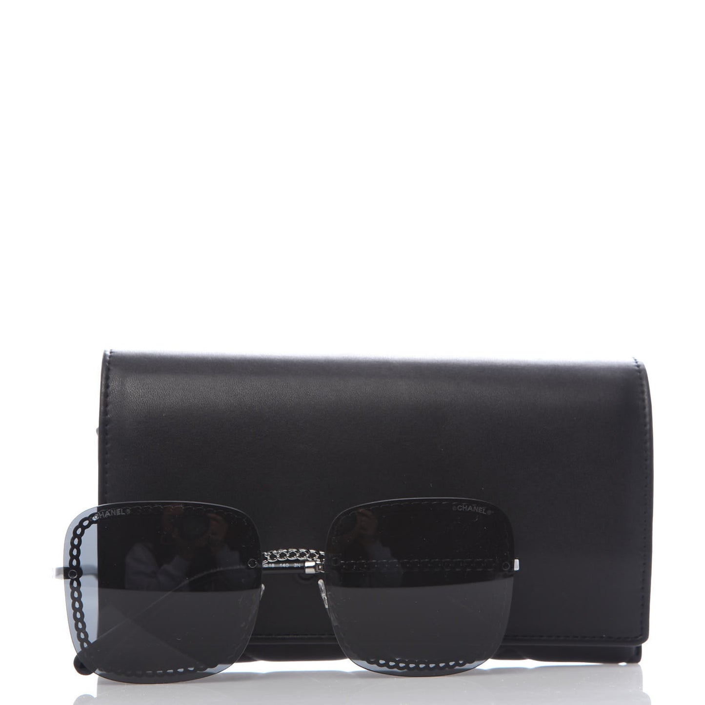 Chevre Belle De Jour Zip Around Wallet Dark Pink