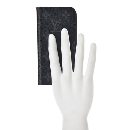 Louis Vuitton Monogram Eclipse iPhone X Folio Case 2 of 6