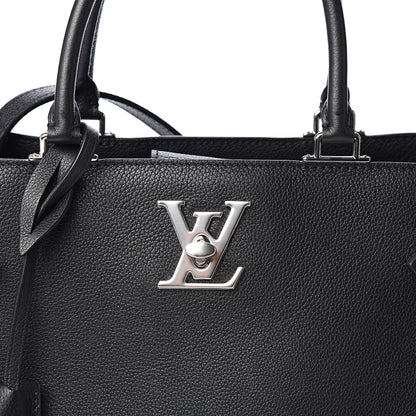 Louis Vuitton Calfskin Lockme Day Black 8 of 8