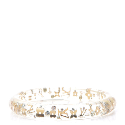 Louis Vuitton Resin Swarovski Medium Inclusion Bracelet PM Transparent 1 of 3