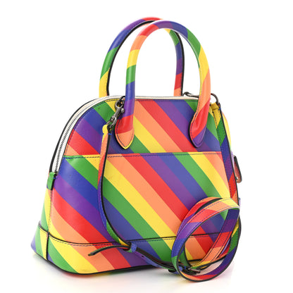 Balenciaga Smooth Calfskin Logo Rainbow S Ville Top Handle Bag Multicolor 2 of 8