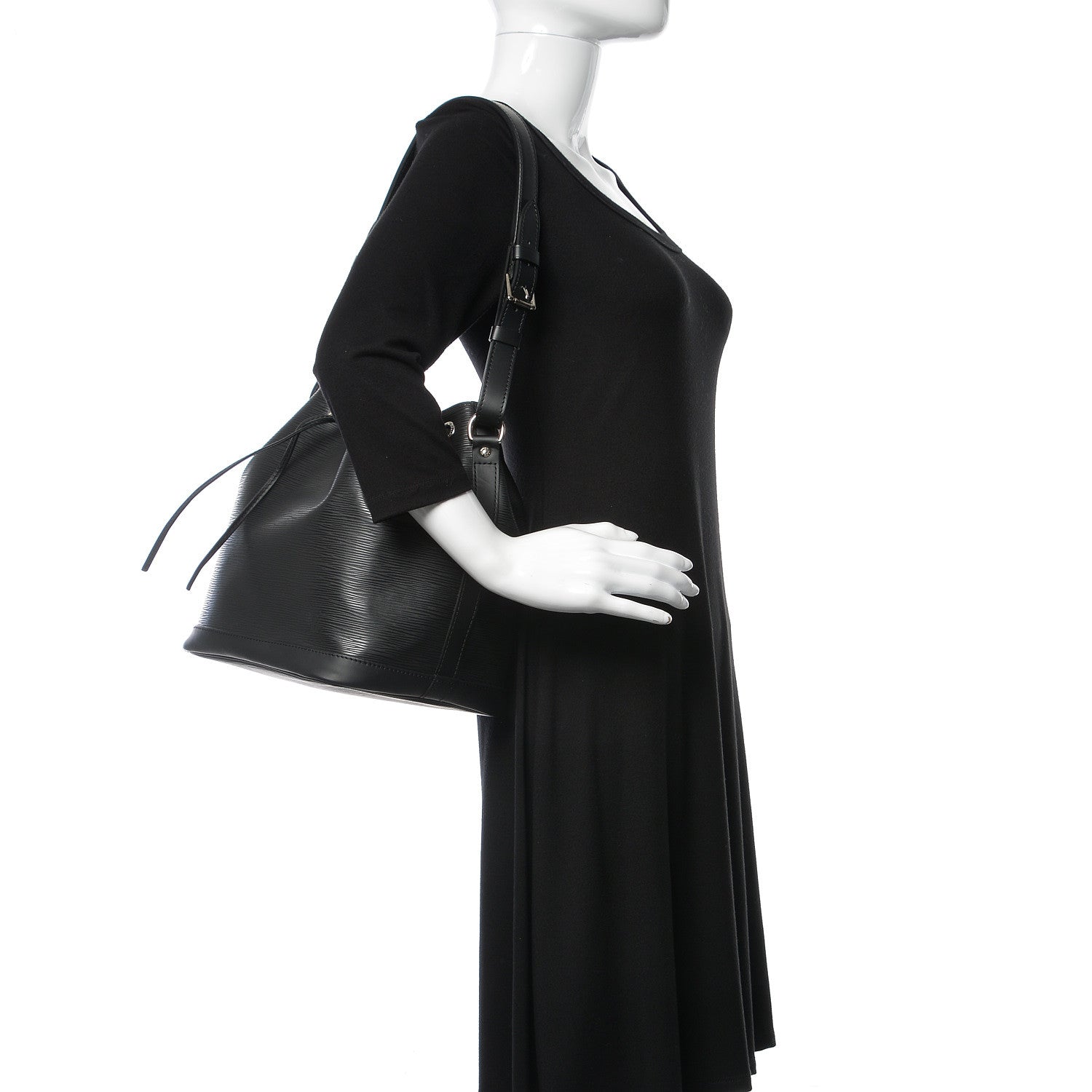 Louis Vuitton Epi Petit Noe NM Black 2 of 10