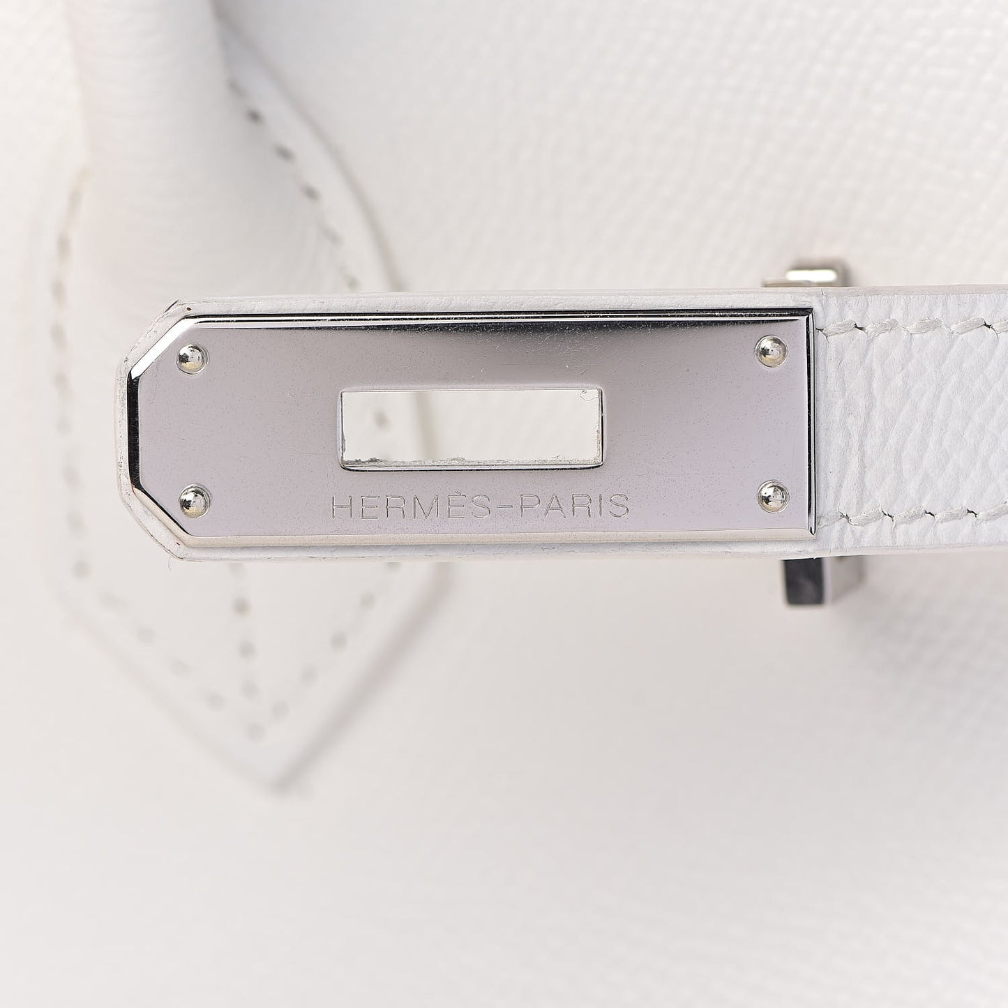 Epsom Birkin 35 White
