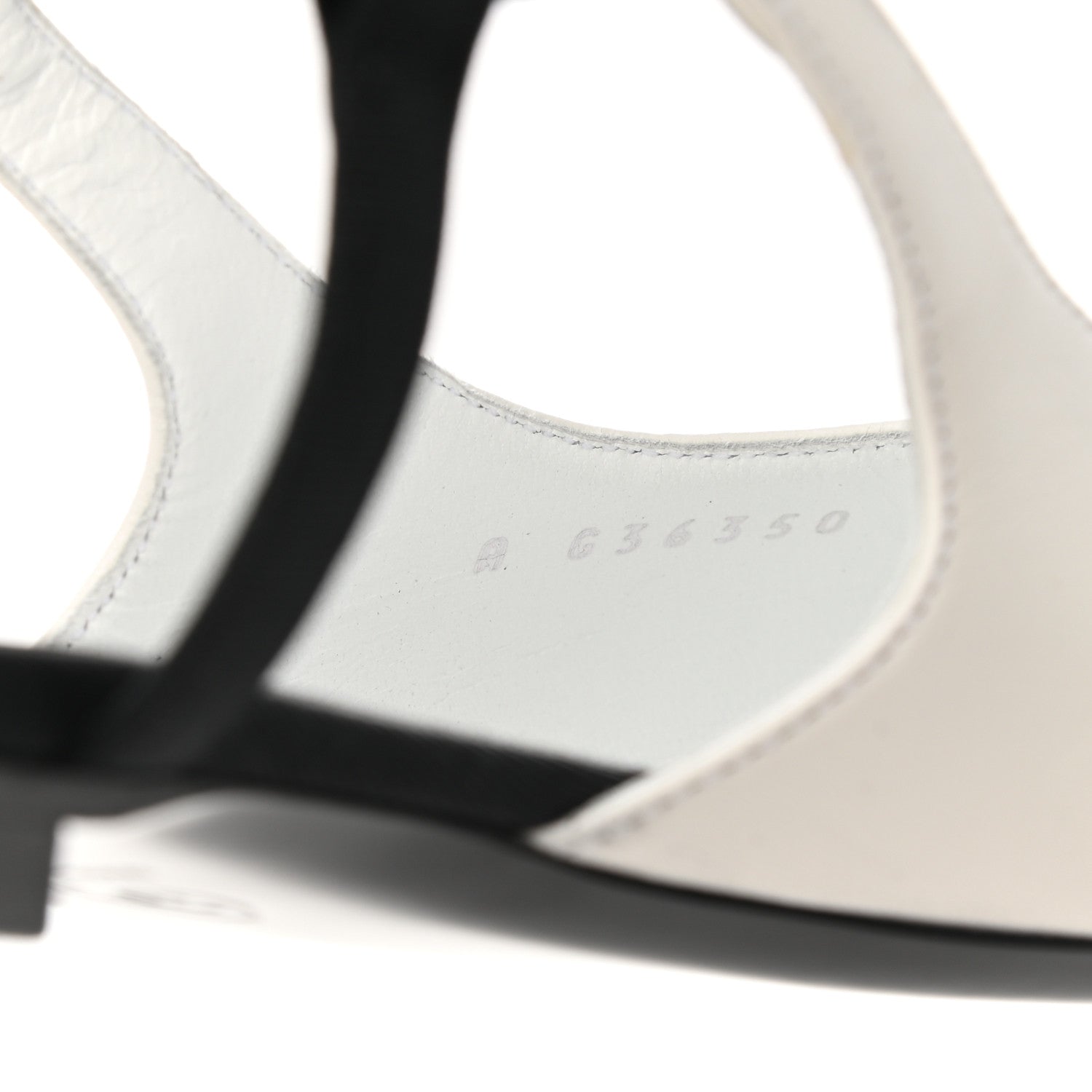 Chanel Lambskin Grosgrain Crystal Chain CC Logo Bow Slingback Flats 38 White Black 8 of 9