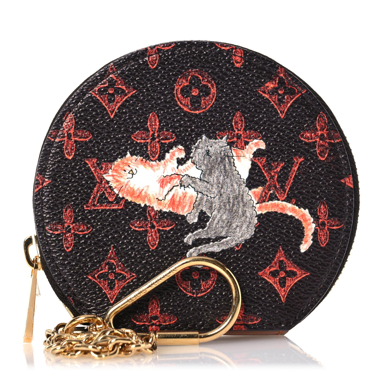 Louis Vuitton Calfskin Catogram Micro Boite Chapeau Marron 1 of 9