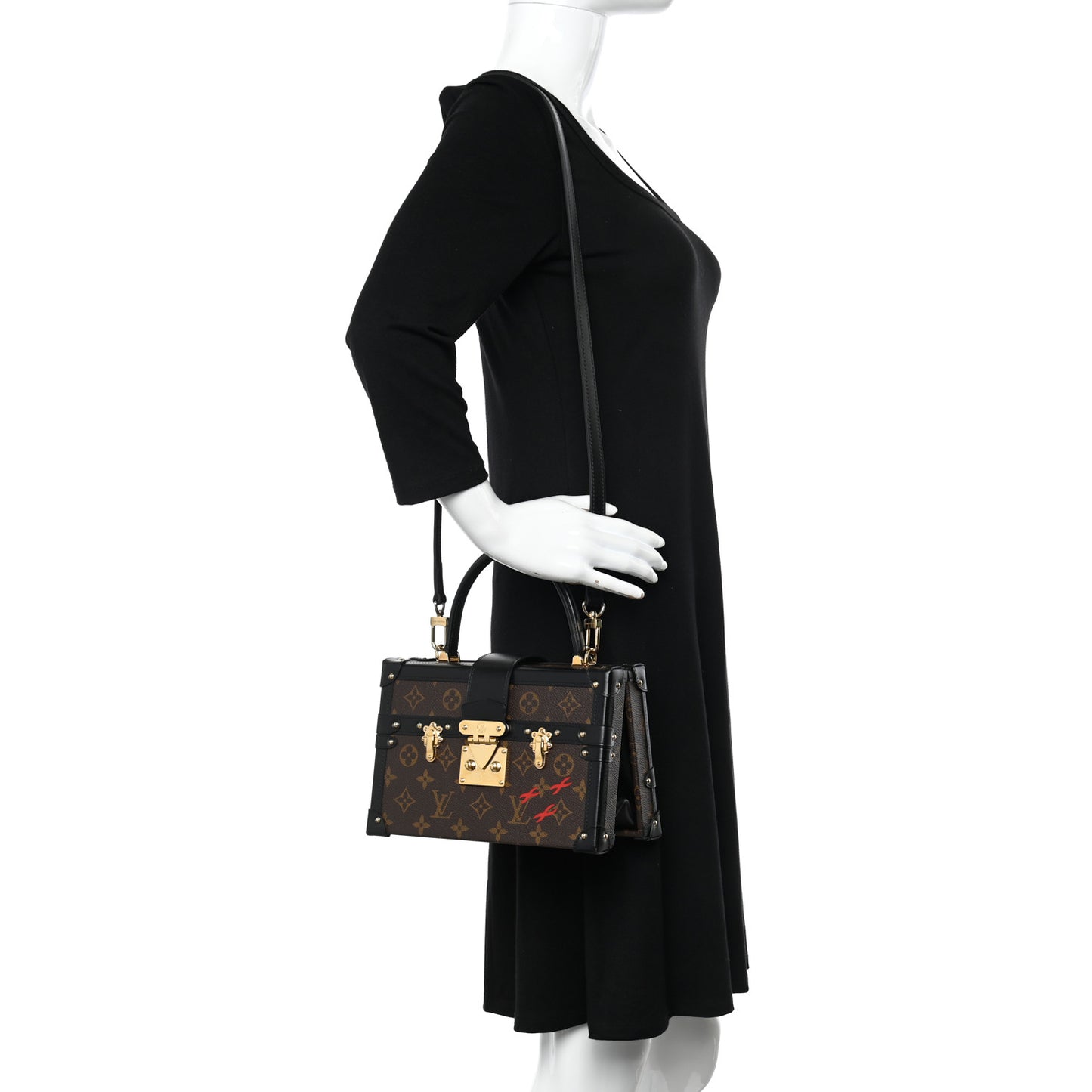 Monogram Petite Malle V Black