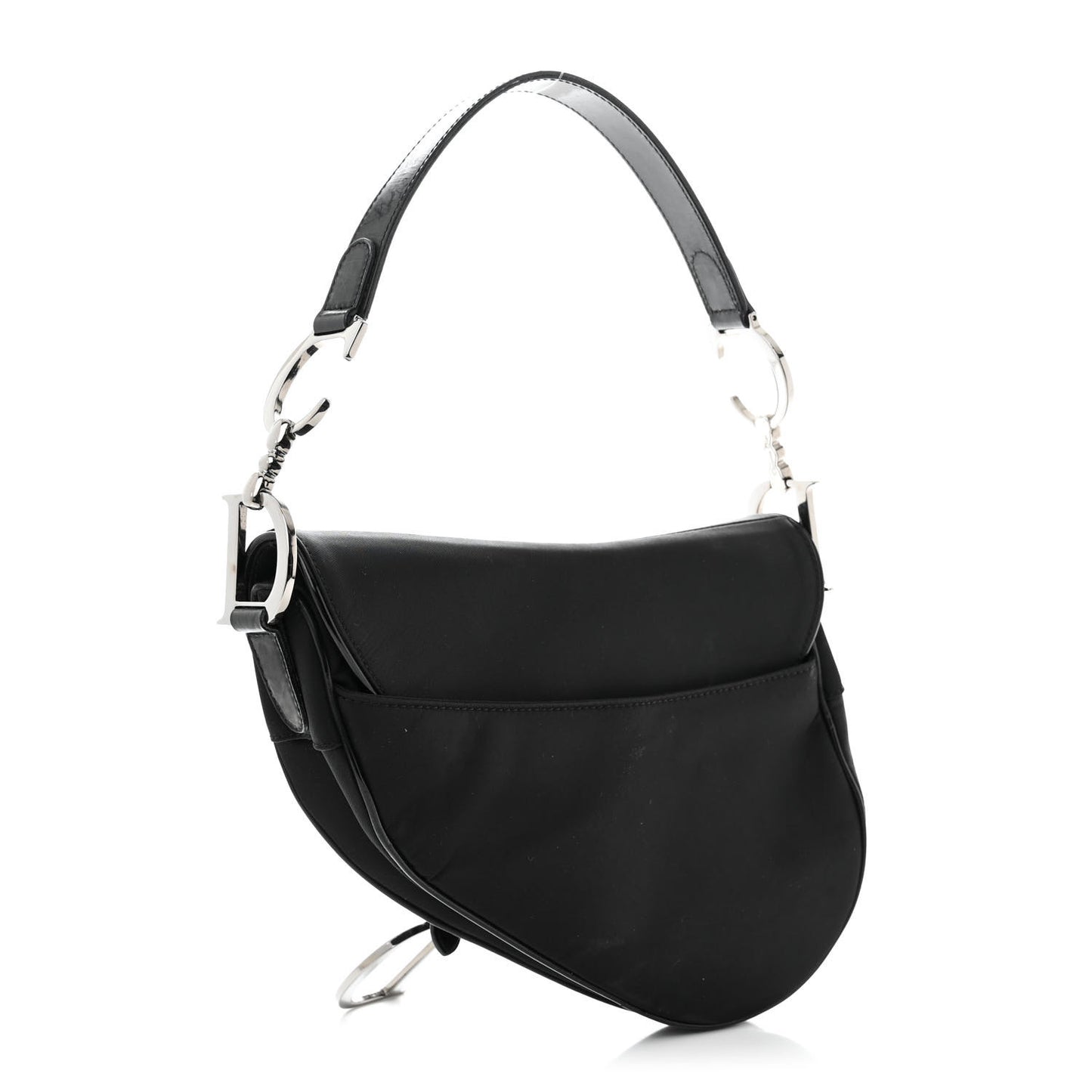 Nylon Saddle bag Black