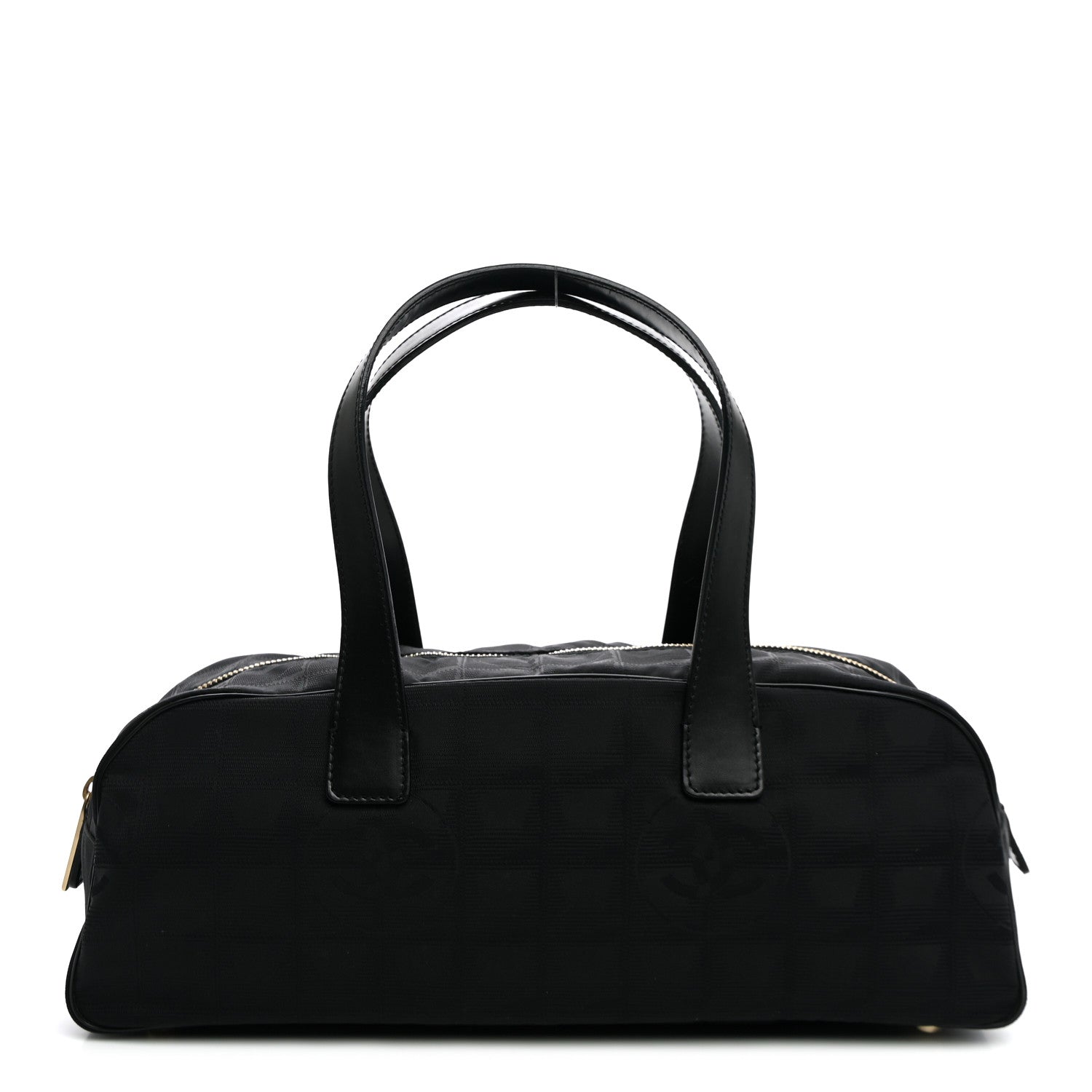 Chanel Nylon Travel Bowler Black 1 of 9