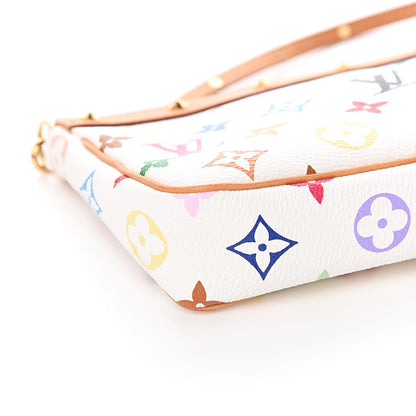 Louis Vuitton Monogram Multicolor Pochette Accessories White 9 of 13