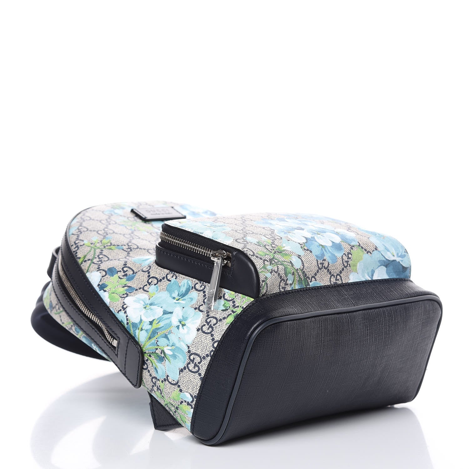Gucci GG Supreme Monogram Blooms Small Day Backpack Blue 4 of 11