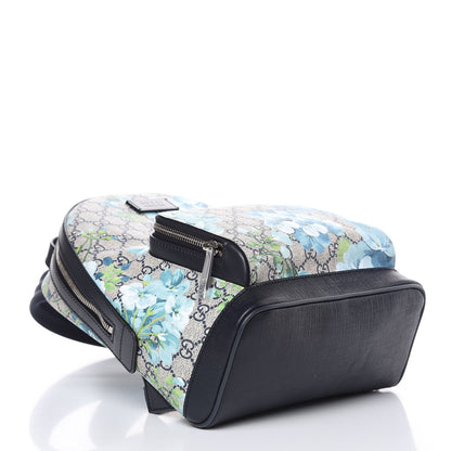 Gucci GG Supreme Monogram Blooms Small Day Backpack Blue 4 of 11