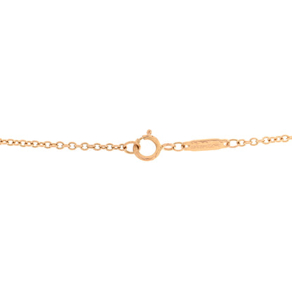 Tiffany 18K Rose Gold Diamond Knot Necklace 5 of 6