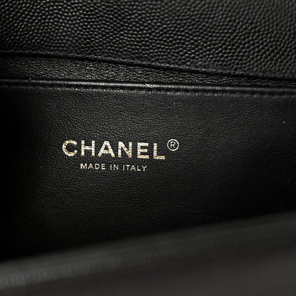 Chanel Caviar Quilted Medium Boy Flap Black 6 of 10