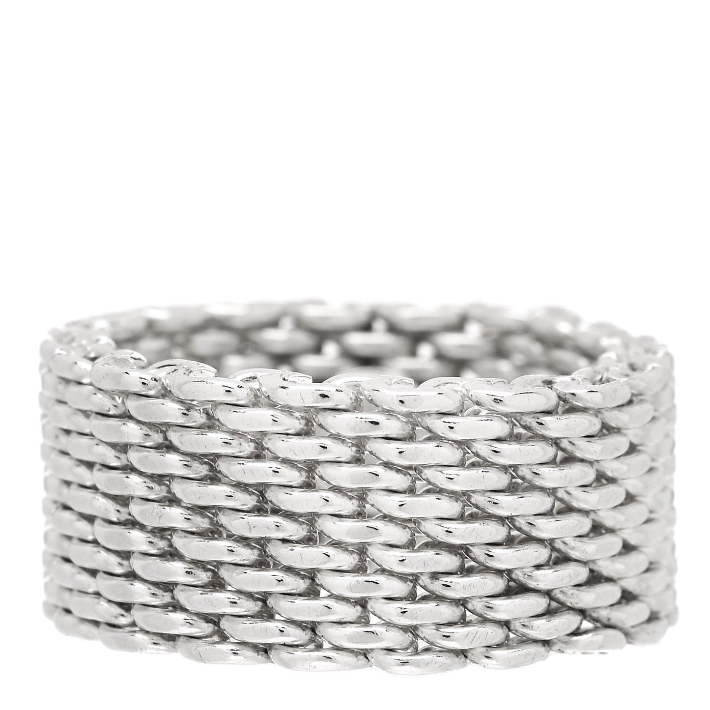 Sterling Silver Somerset Mesh Ring 55 7.25