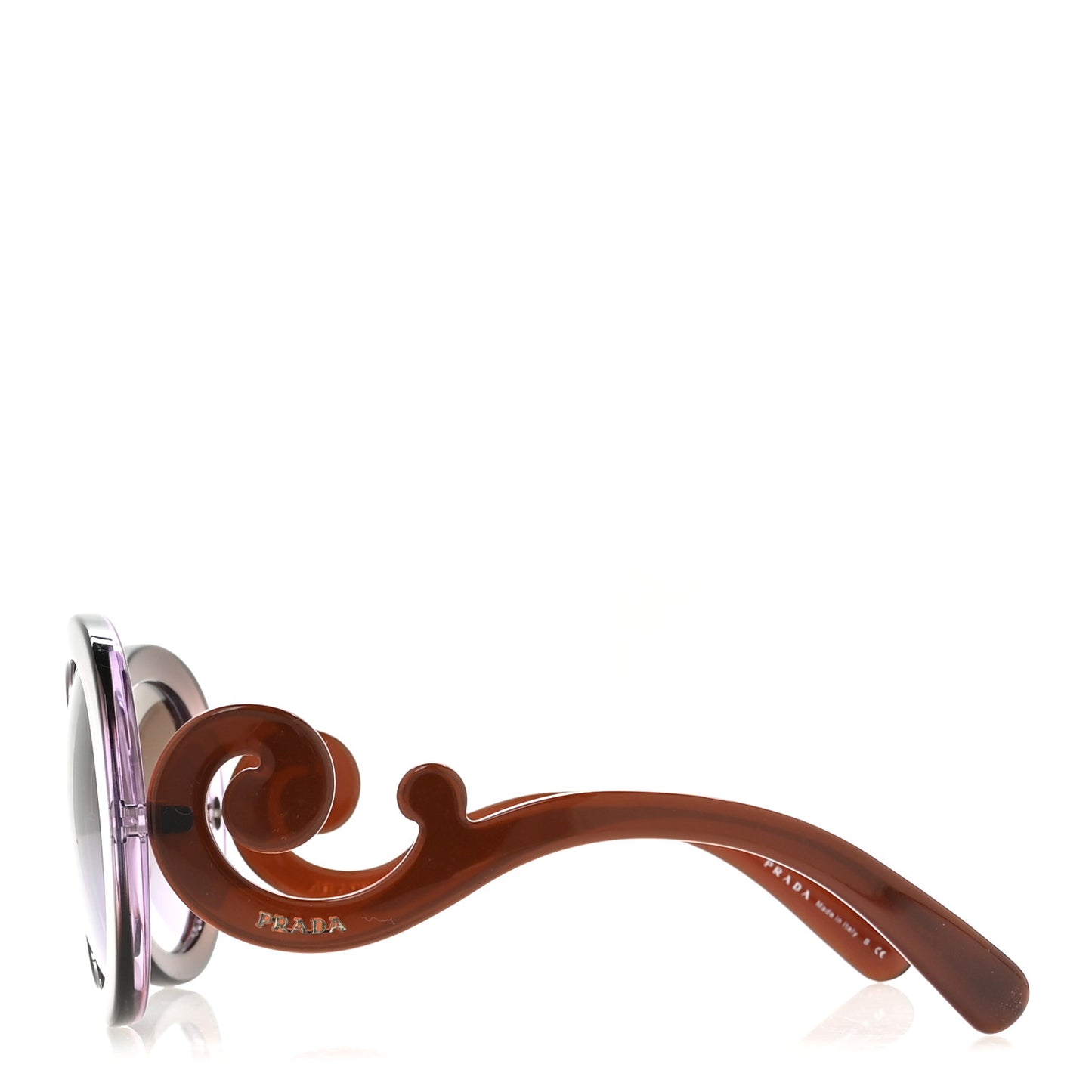 Acetate Baroque Sunglasses SPR 27N Purple