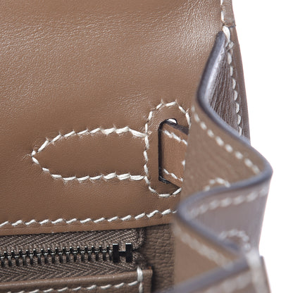 Hermes Tadelakt Kelly Sellier 25 Etoupe 15 of 35