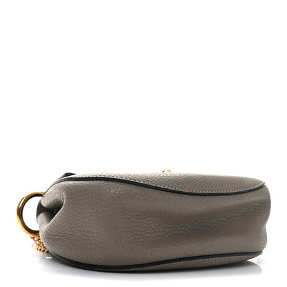 Chloe Grained Lambskin Mini Drew Shoulder Bag Motty Grey 4 of 9