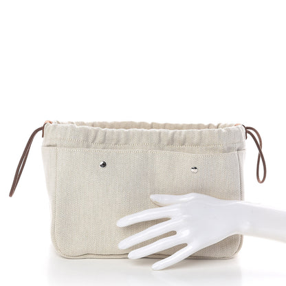 Hermes Canvas Barenia Fourbi 25 MM Pouch Naturel Fauve 2 of 9