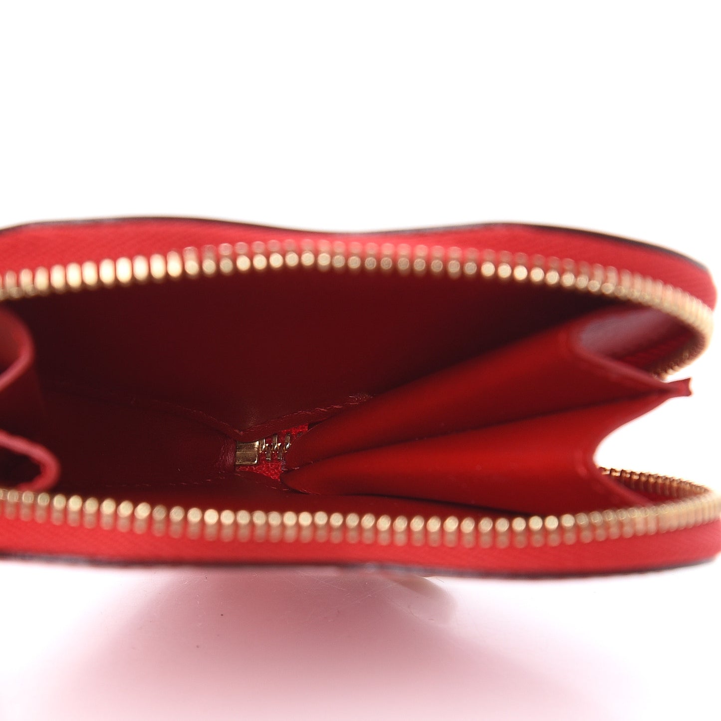 Patent Sweet Monogram Coeur Heart Coin Purse Pomme D'Amour