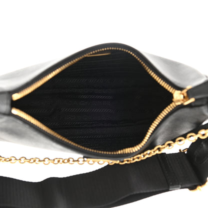 Prada Saffiano Lux Re-Edition 2005 Shoulder Bag Black 5 of 10